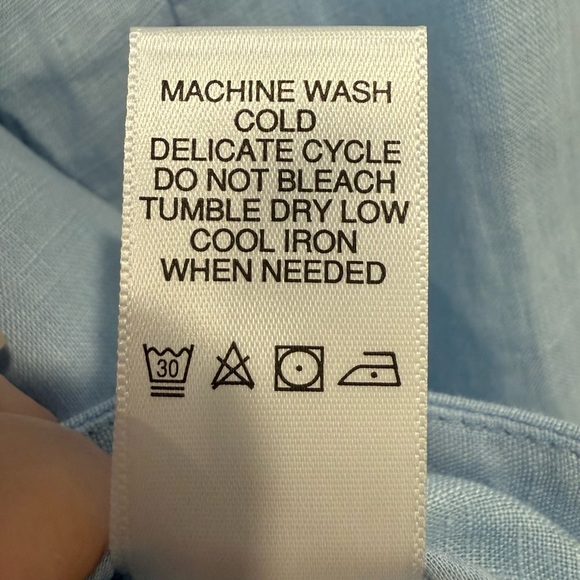 Michael Stars Light Blue 100% Linen Blazer RV $178 NWT Medium - Picture 7 of 7